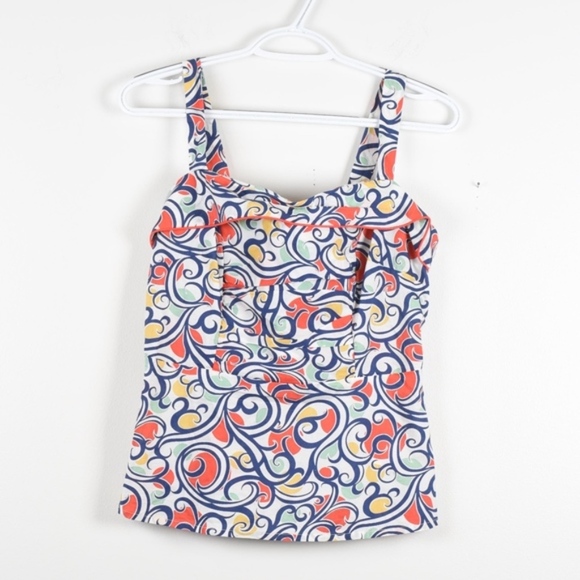 Cabi Tank Top Keepsake Sleeveless Swirls 4 - Picture 2 of 3